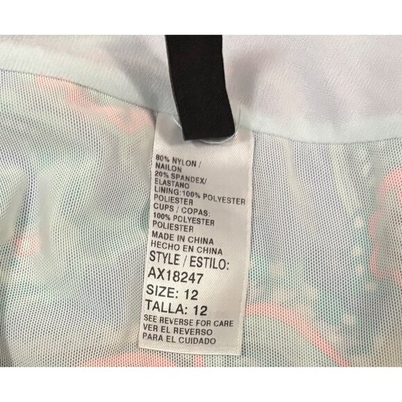 Alex Marie Womens Paisley Print Swimsuit Set With Skirt Bottoms Size 10-12 - Picture 8 of 8